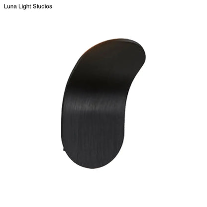 DecorBites™ Modern Metal Bracket LED Bedside Wall Mount Light in Elegant Black/Gold/Coffee Finish