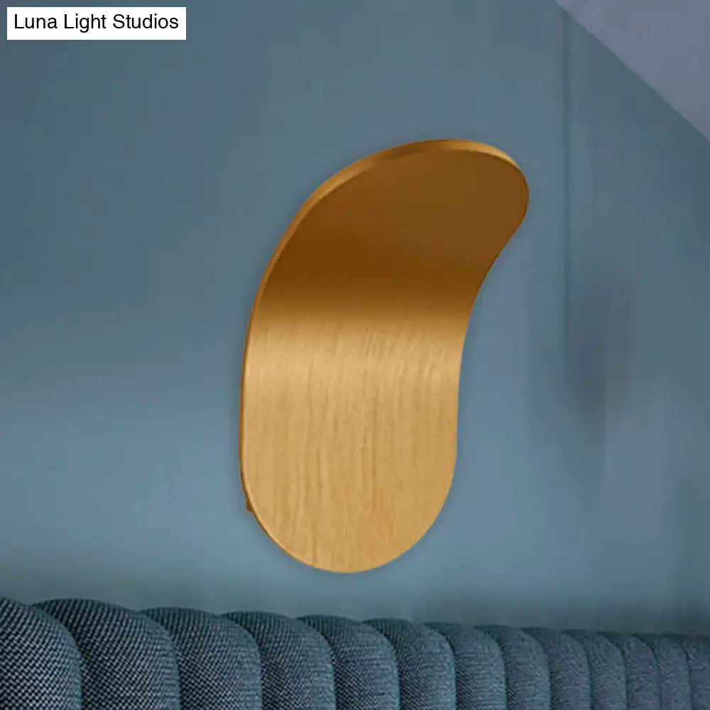 DecorBites™ Modern Metal Bracket LED Bedside Wall Mount Light in Elegant Black/Gold/Coffee Finish