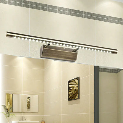 DecorBites™ Modern Metal Bronze LED Wall Mounted Vanity Light with Slim Design and Warm White Lighting, 16"/21.5" Wide