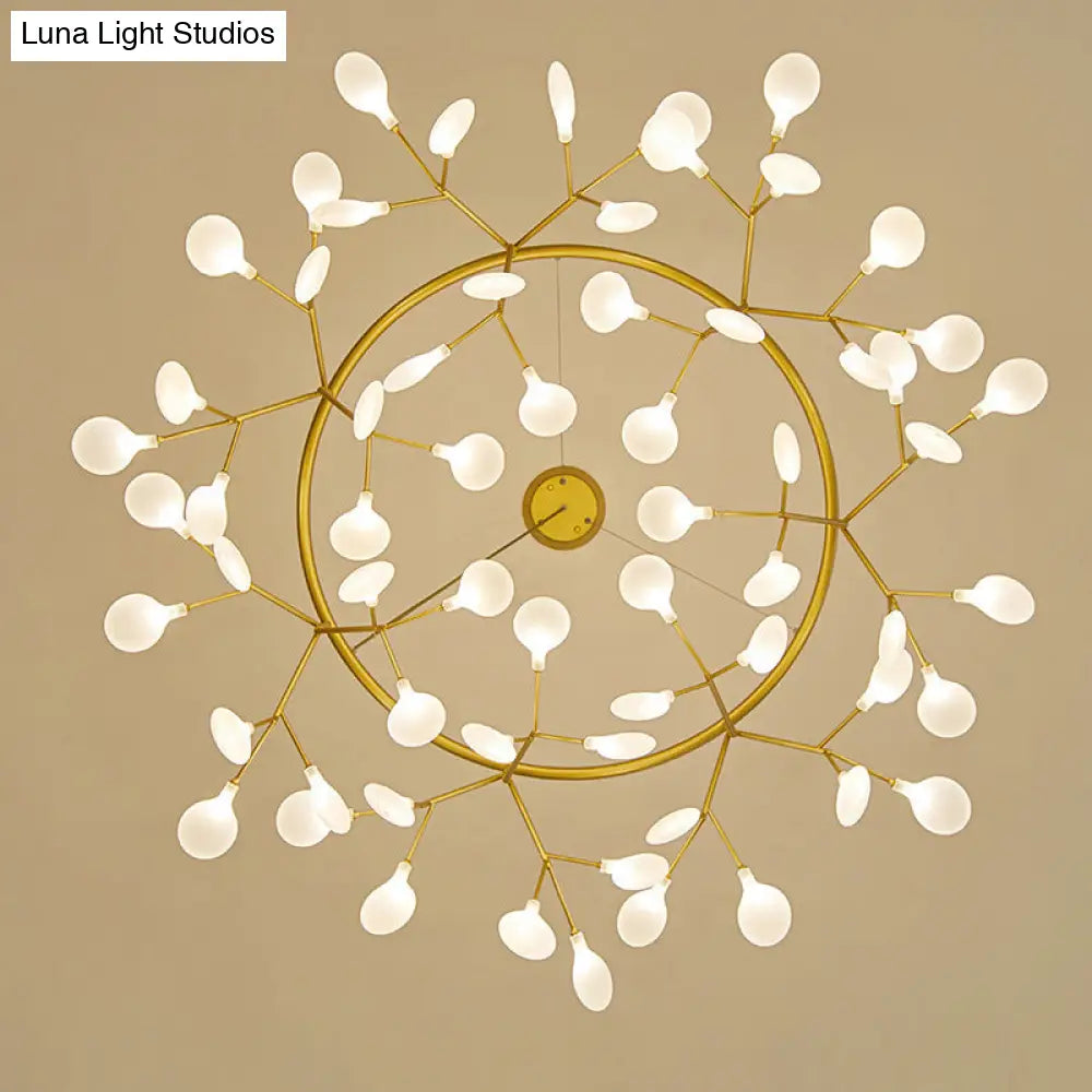 DecorBites™ Modern Metal LED Dining Room Chandelier - Elegant Hanging Pendant Light