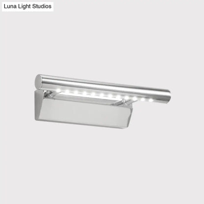 DecorBites™ Modern Metal LED Vanity Light in Chrome with Warm/White Light