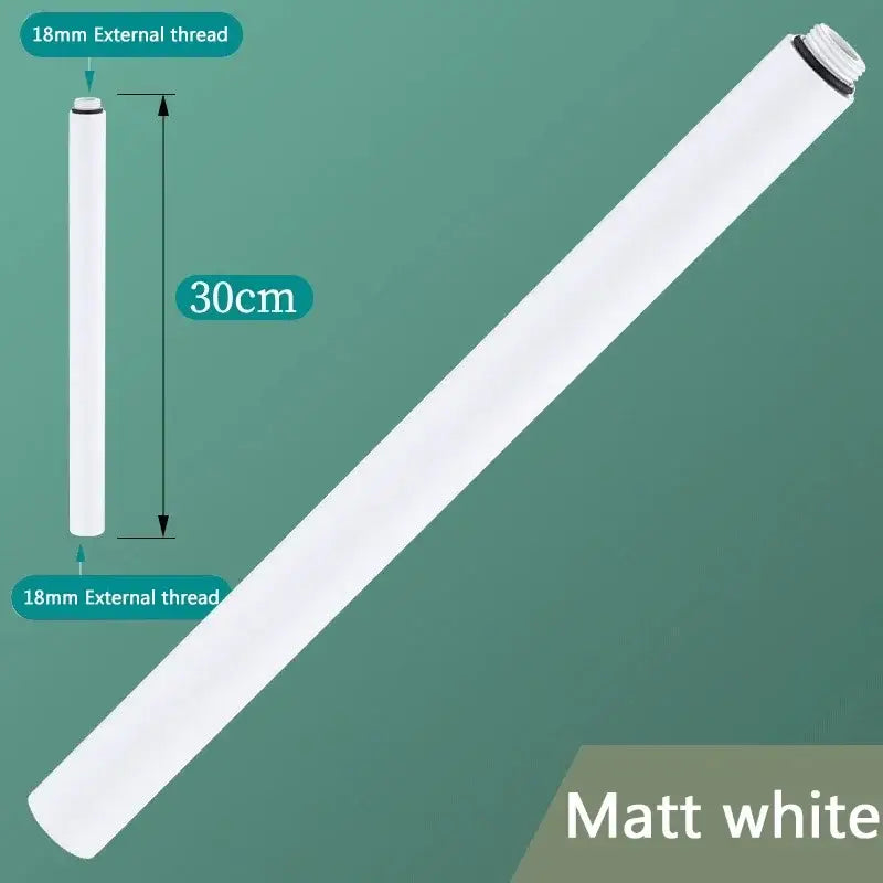Modern metal shower head extension pipe bathroom accessory