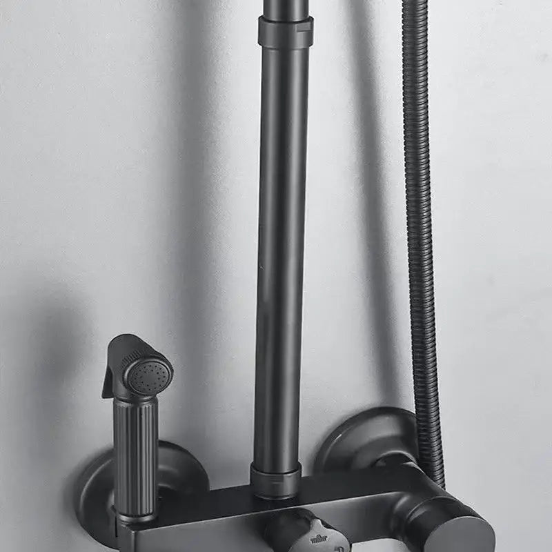 Modern metal shower head extension pipe bathroom accessory