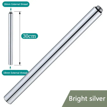 Modern metal shower head extension pipe bathroom accessory