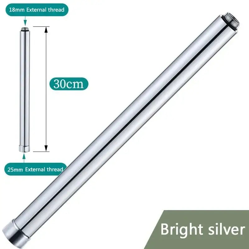 Modern metal shower head extension pipe bathroom accessory