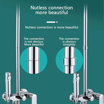 Modern metal shower head extension pipe bathroom accessory