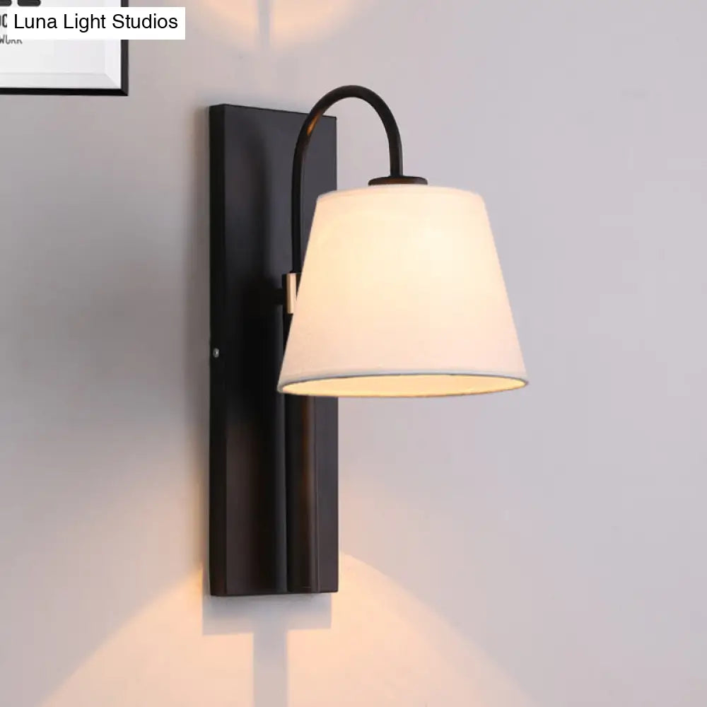 DecorBites™ Modern Metal Wall Lamp with Conical Shade - Wall Mounted Light Fixture for Living Room
