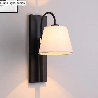 DecorBites™ Modern Metal Wall Lamp with Conical Shade - Wall Mounted Light Fixture for Living Room