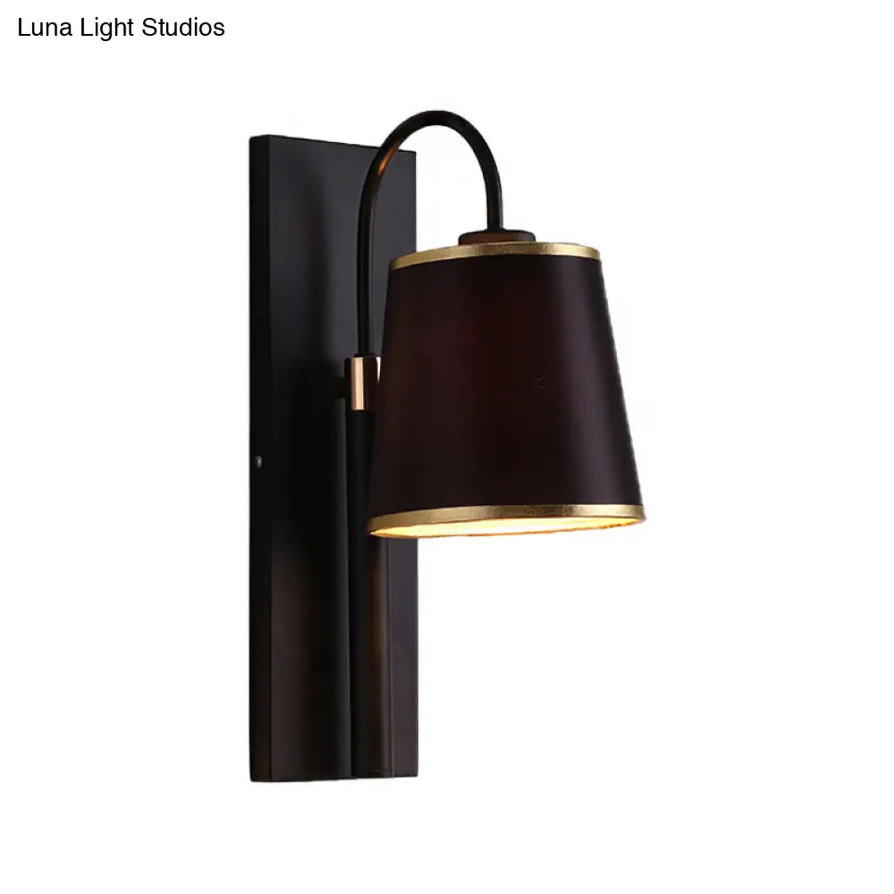 DecorBites™ Modern Metal Wall Lamp with Conical Shade - Wall Mounted Light Fixture for Living Room