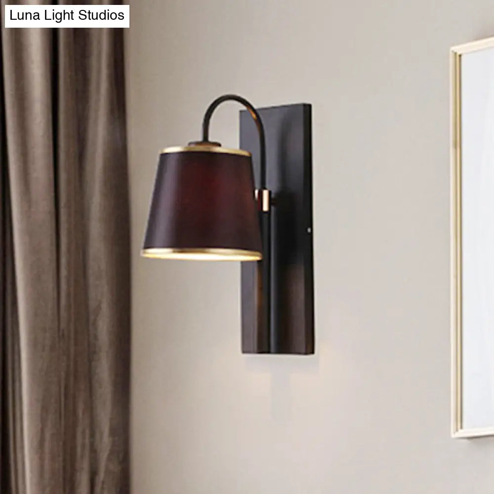 DecorBites™ Modern Metal Wall Lamp with Conical Shade - Wall Mounted Light Fixture for Living Room