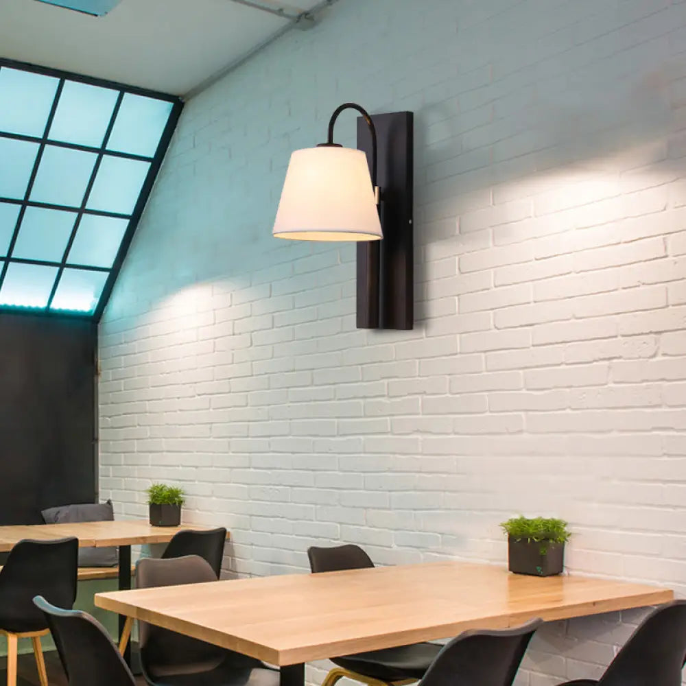 DecorBites™ Modern Metal Wall Lamp with Conical Shade - Wall Mounted Light Fixture for Living Room