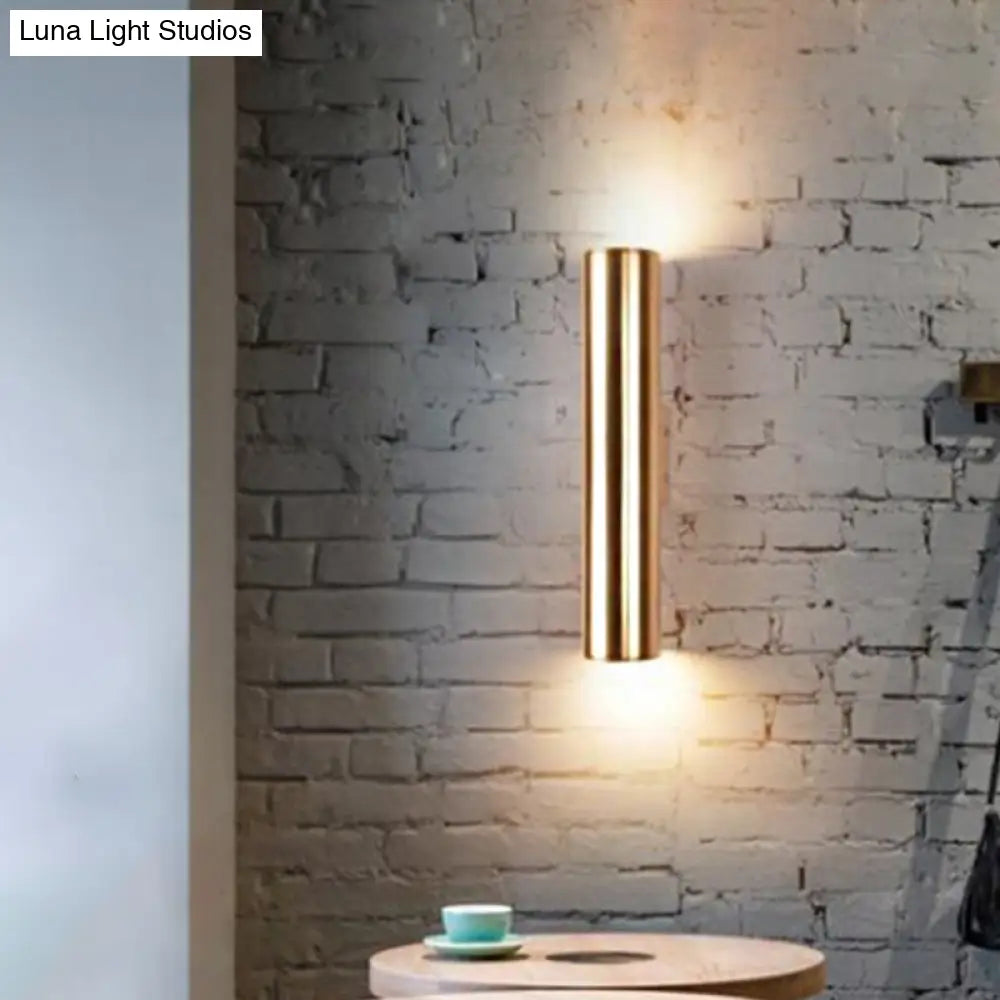 DecorBites™ Modern Metal Wall Mounted Bedside Lamp - Stylish Tubular Black Lighting Ideas
