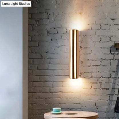 DecorBites™ Modern Metal Wall Mounted Bedside Lamp - Stylish Tubular Black Lighting Ideas