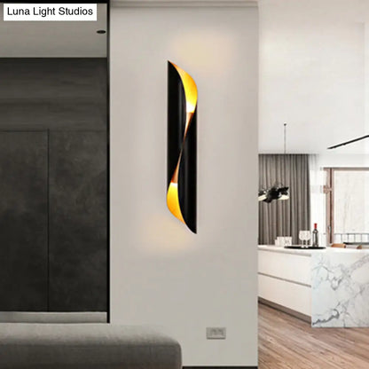 DecorBites™ Modern Metal Wall Mounted Bedside Lamp - Stylish Tubular Black Lighting Ideas