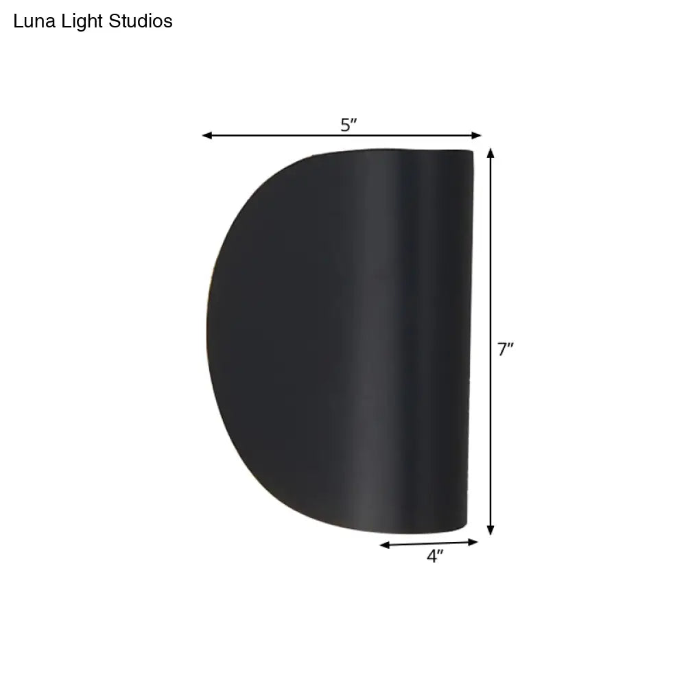 DecorBites™ Modern Metal Wall Sconce Light for Bedroom - Foldable Design, 1-Light, Black/Grey/Silver