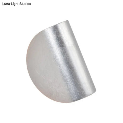 DecorBites™ Modern Metal Wall Sconce Light for Bedroom - Foldable Design, 1-Light, Black/Grey/Silver