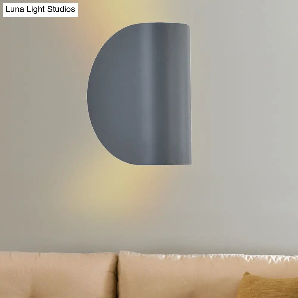 DecorBites™ Modern Metal Wall Sconce Light for Bedroom - Foldable Design, 1-Light, Black/Grey/Silver
