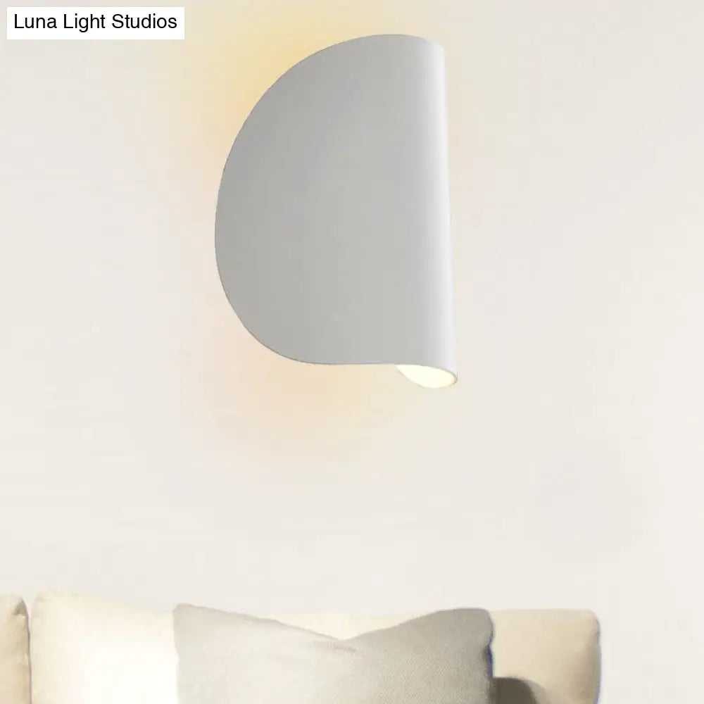 DecorBites™ Modern Metal Wall Sconce Light for Bedroom - Foldable Design, 1-Light, Black/Grey/Silver