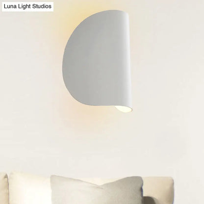 DecorBites™ Modern Metal Wall Sconce Light for Bedroom - Foldable Design, 1-Light, Black/Grey/Silver