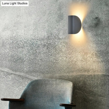 DecorBites™ Modern Metal Wall Sconce Light for Bedroom - Foldable Design, 1-Light, Black/Grey/Silver