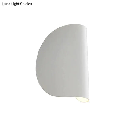DecorBites™ Modern Metal Wall Sconce Light for Bedroom - Foldable Design, 1-Light, Black/Grey/Silver