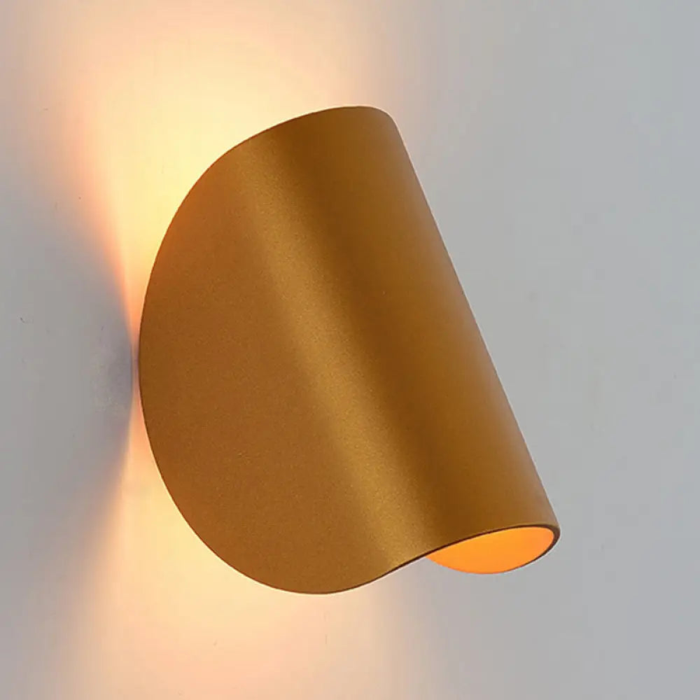DecorBites™ Modern Metal Wall Sconce Light for Bedroom - Foldable Design, 1-Light, Black/Grey/Silver