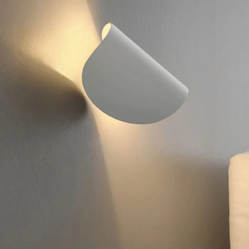 DecorBites™ Modern Metal Wall Sconce Light for Bedroom - Foldable Design, 1-Light, Black/Grey/Silver