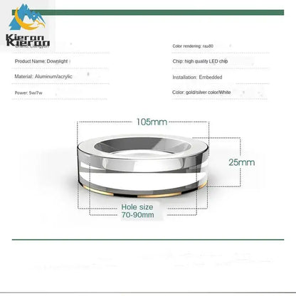 Modern metallic crystal led ceiling spotlight bedroom light fixtures