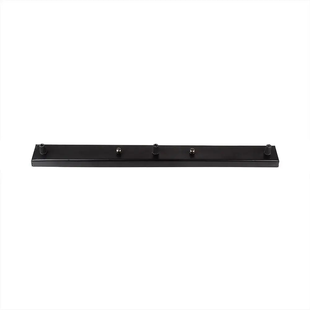 Modern metallic five hook coat rack ceiling plate hallway
