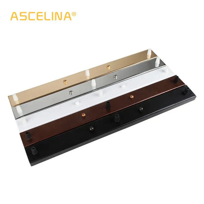 Modern metallic five hook coat rack ceiling plate hallway