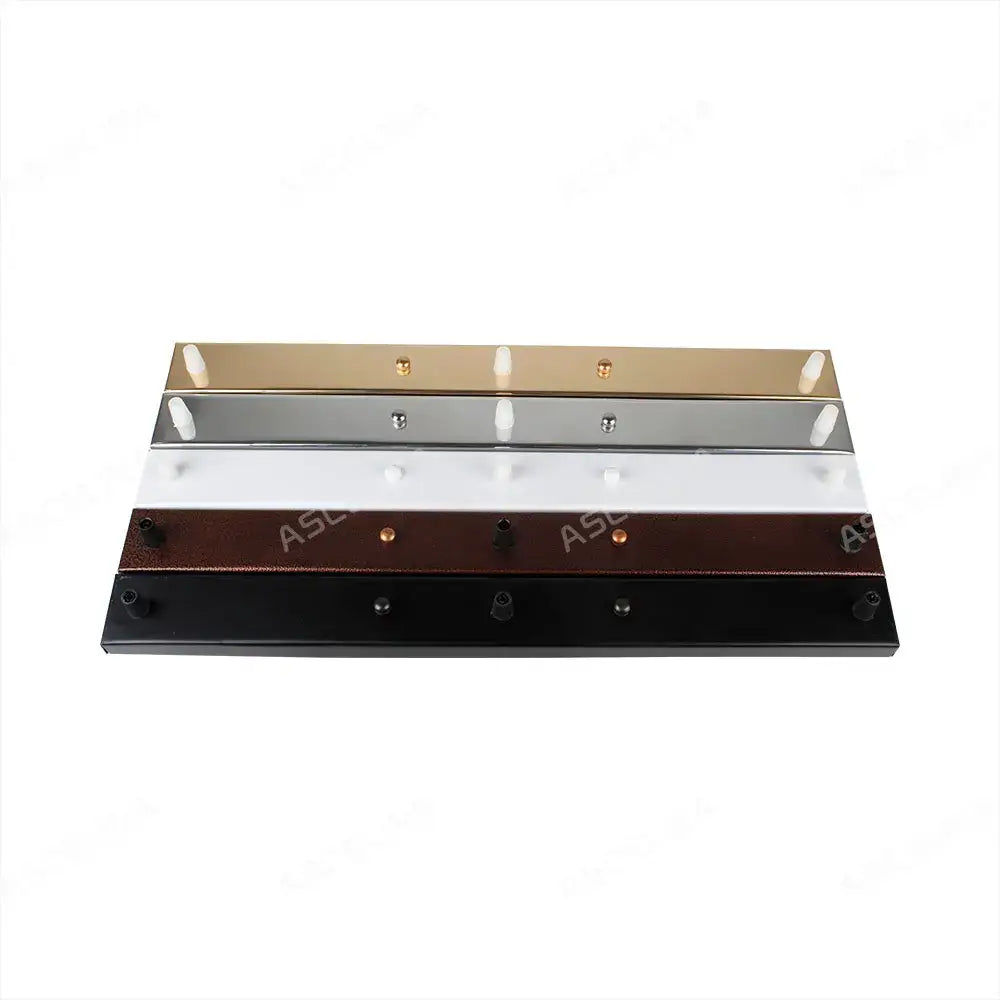 Modern metallic five hook coat rack ceiling plate hallway