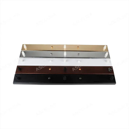 Modern metallic five hook coat rack ceiling plate hallway