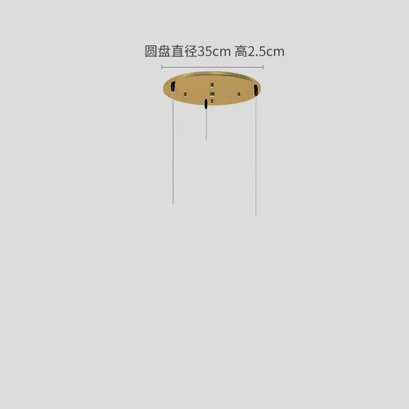 Modern metallic glass ball electroplate pendant light for kitchen