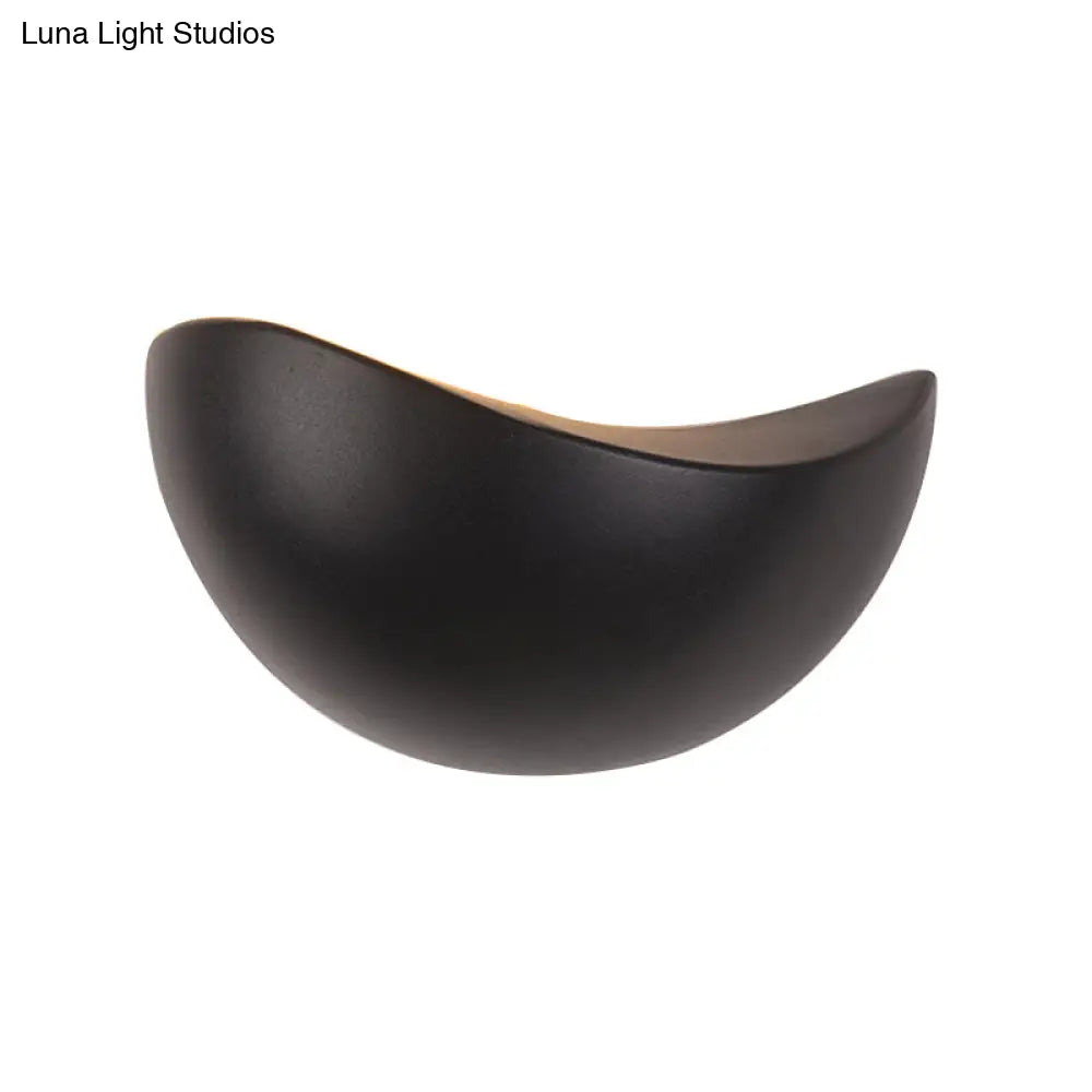 DecorBites™ Modern Metallic Wall Washer Light - LED Black/White Wall Sconce for Bedside with Warm/White Lighting