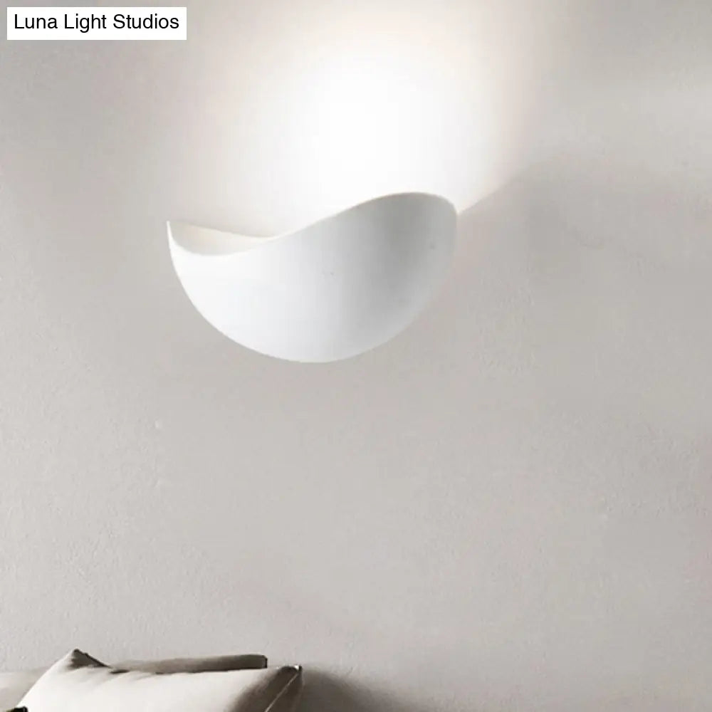 DecorBites™ Modern Metallic Wall Washer Light - LED Black/White Wall Sconce for Bedside with Warm/White Lighting