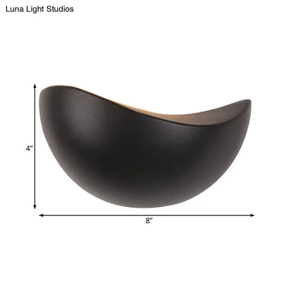 DecorBites™ Modern Metallic Wall Washer Light - LED Black/White Wall Sconce for Bedside with Warm/White Lighting