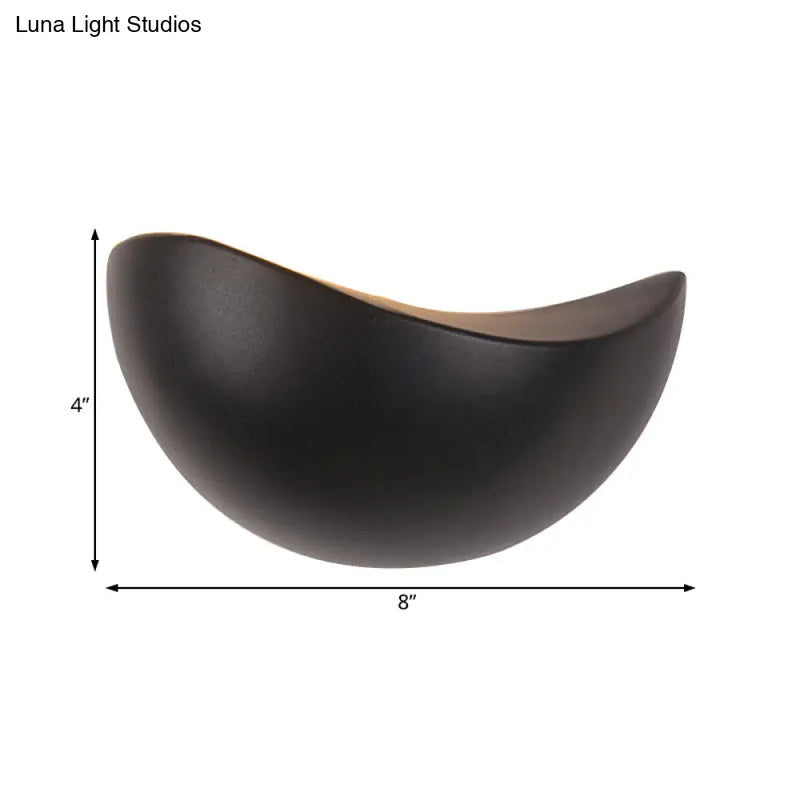 DecorBites™ Modern Metallic Wall Washer Light - LED Black/White Wall Sconce for Bedside with Warm/White Lighting