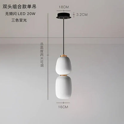 Modern milky white glass ball pendant light for dining room