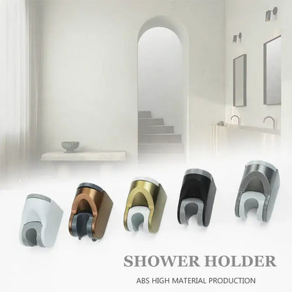 Modern minimalist adjustable shower head holder bathroom wall mount