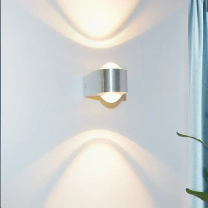 Modern minimalist aluminum led wall lamp for bedroom decor