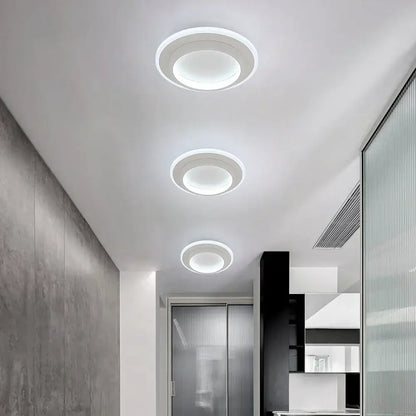 Modern minimalist black acrylic led ceiling lamp bedroom light