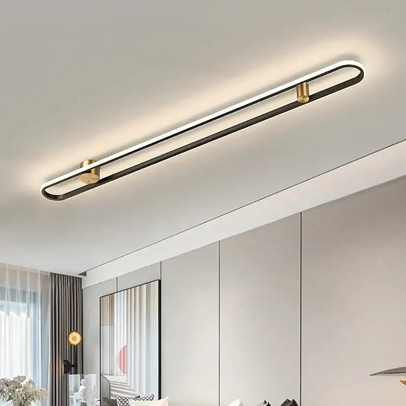 Modern minimalist black acrylic wall lamp for bedroom living room