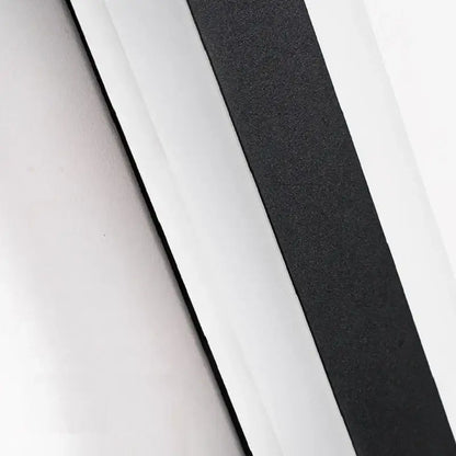 Modern minimalist black aluminum waterproof led outdoor wall lamp courtyard