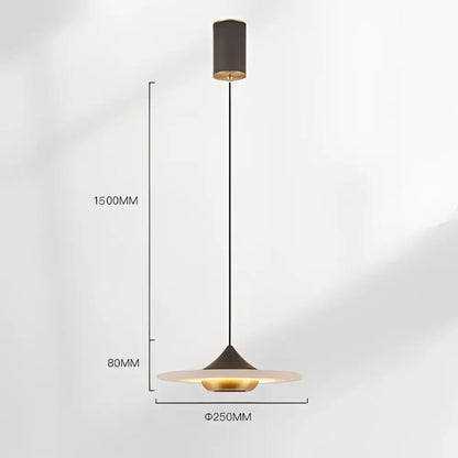 Modern minimalist black cloud stone pendant lamp for bedroom