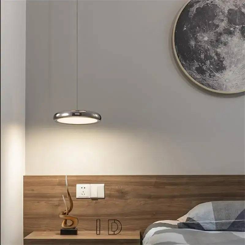 Modern minimalist black finish pendant lights for dining room