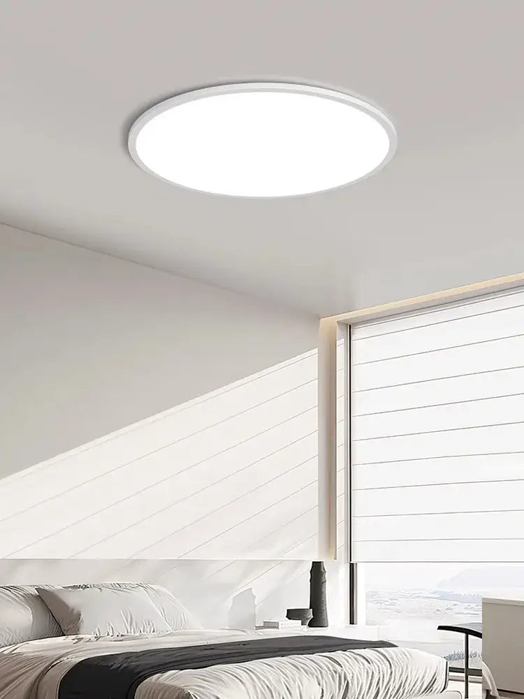 Modern minimalist black led ceiling lamp for living room
