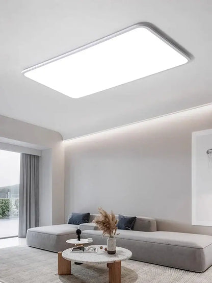 Modern minimalist black led ceiling lamp for living room