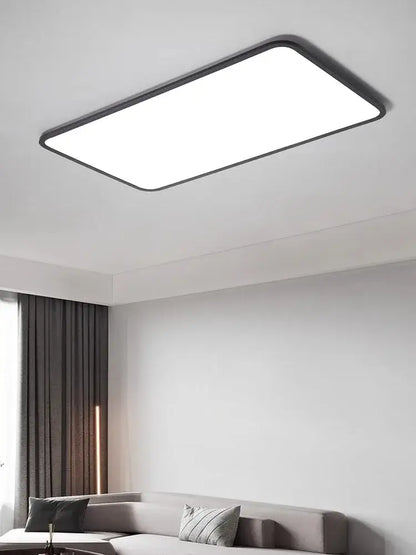 Modern minimalist black led ceiling lamp for living room