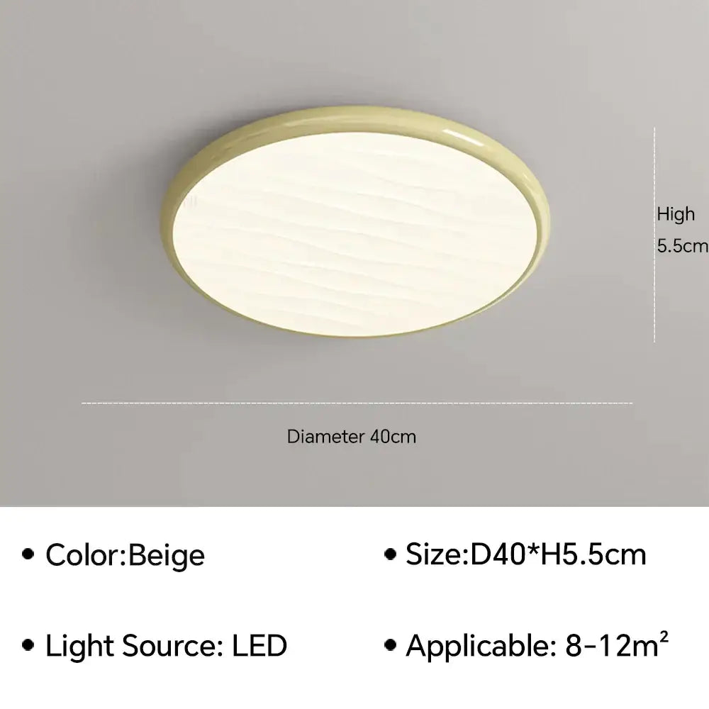 Modern minimalist black led ceiling light for bedroom with remote