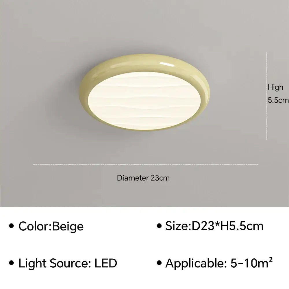 Modern minimalist black led ceiling light for bedroom with remote